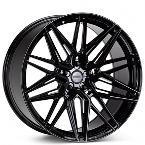 22" Vossen Wheels HF-7 Gloss Black Rims
