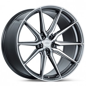 24" Vossen Wheels HF-3 Gloss Graphite Polished Rims 