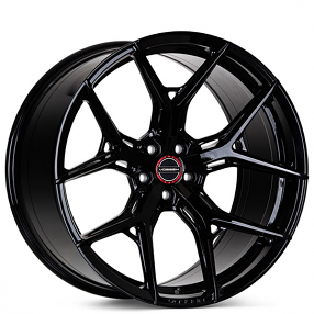 20" Vossen Wheels HF-5 Gloss Black Rims 