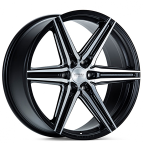20" Vossen Wheels HF6-2 Brushed Matte Black Rims 