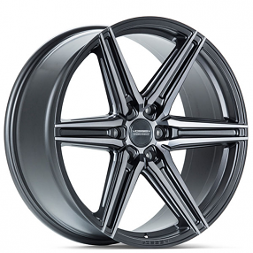 20" Vossen Wheels HF6-2 Tinted Matte Gunmetal Rims 