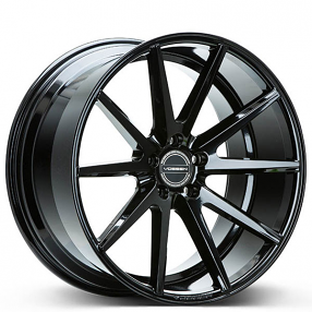 22" Staggered Vossen Wheels VFS-1 Custom Gloss Black Rims