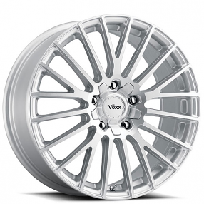 18" Voxx Wheels Capo Silver Machined Rims 